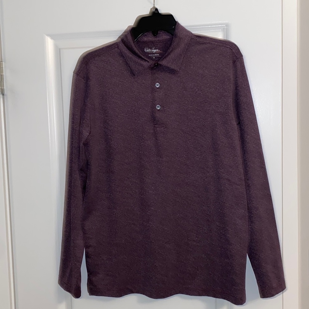 Size small long sleeve Walter Hagen golf shirt